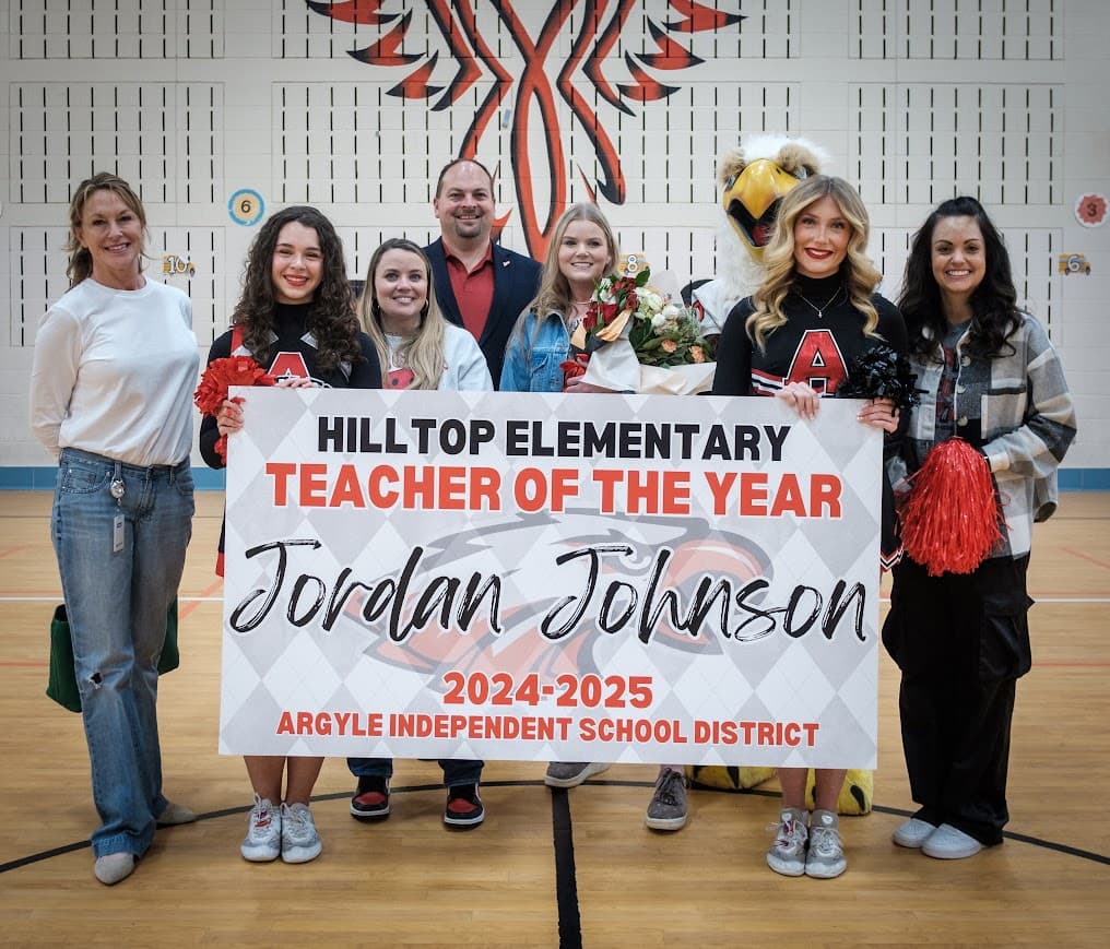 AEF teacher recognition at Hilltop Elementary